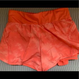 Fabletics melon shorts, size M